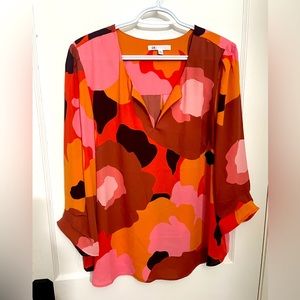 XXL DR2 Bold Pattern Summer PLUS Blouse
